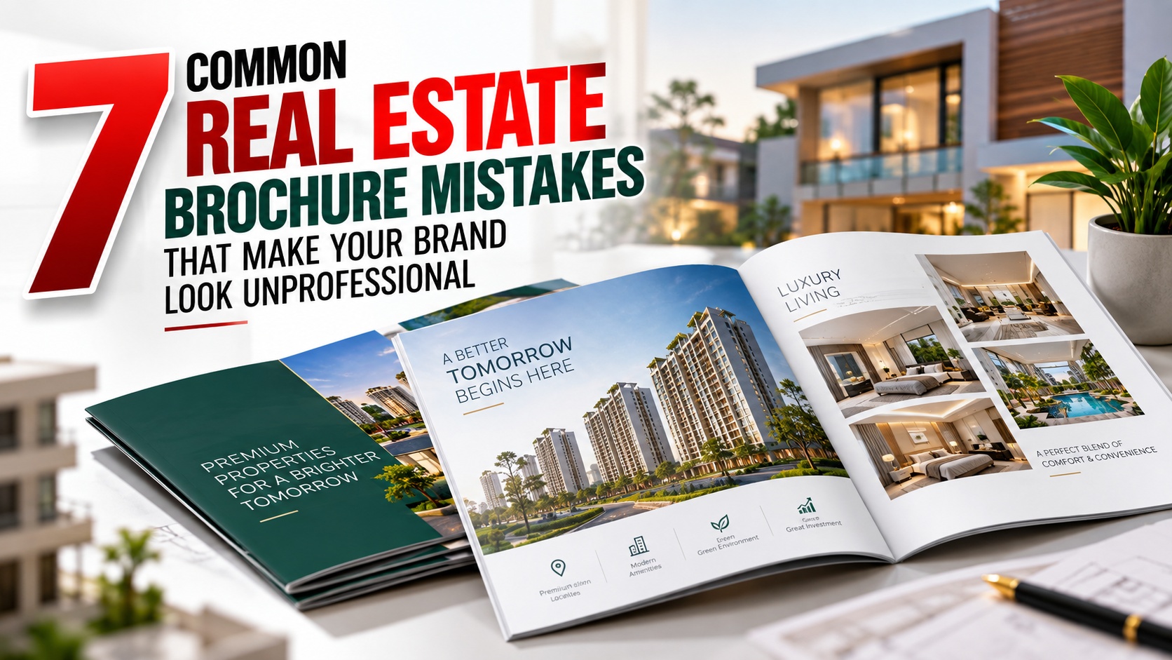 7 Common Real Estate Brochure Mistakes That Make Your Brand Look Unprofessional