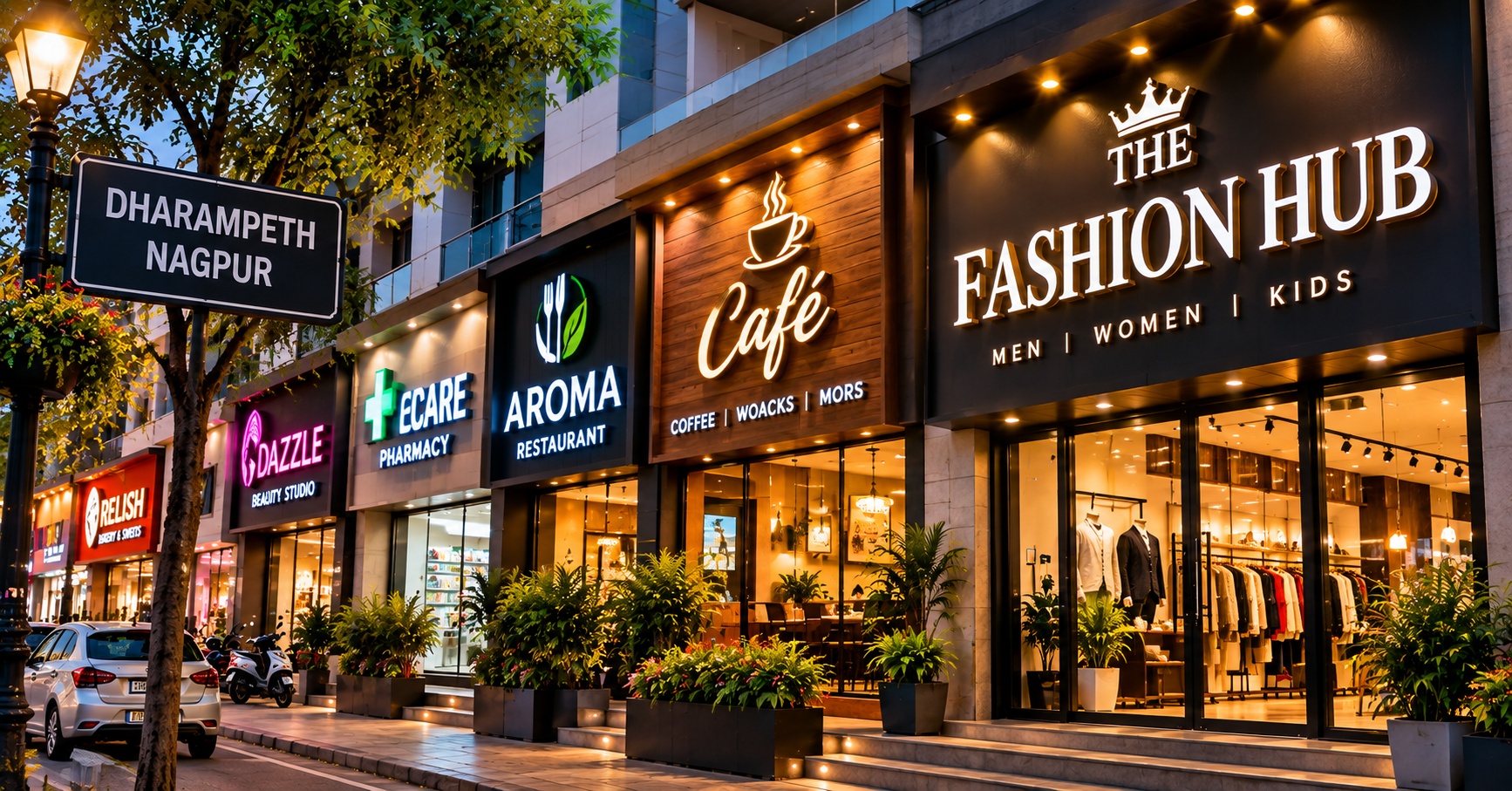 Best Signboard Makers on Dharampeth Nagpur — Elevate Your Commercial Presence