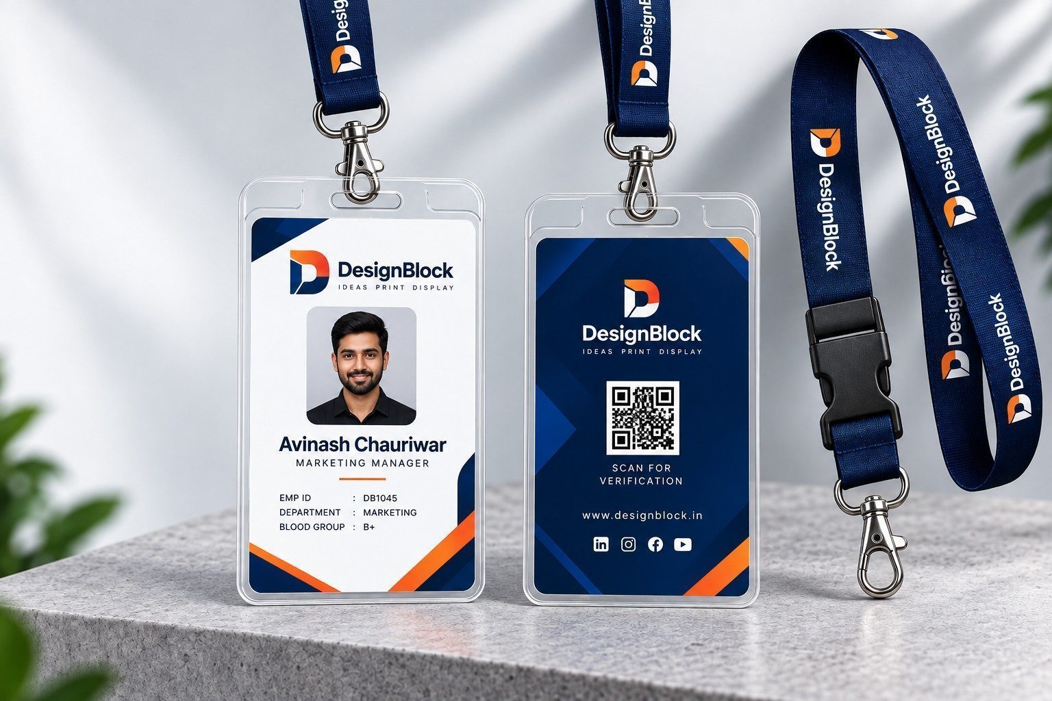 ID Cards (Holder + Card + Lanyard)