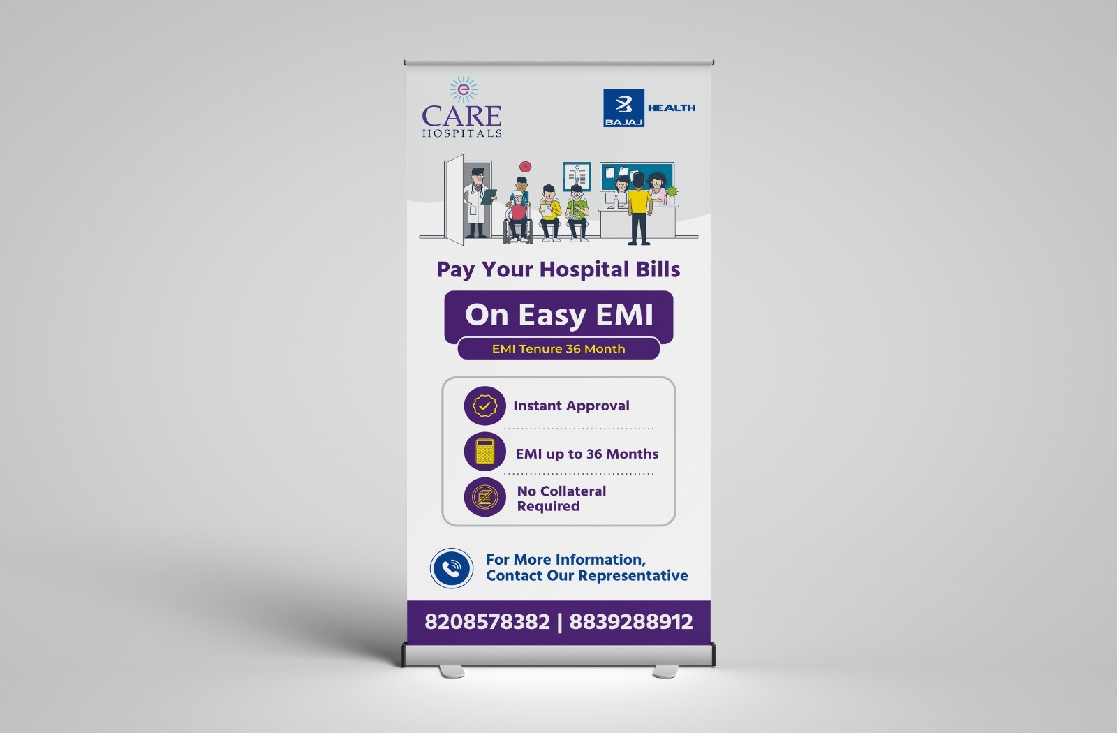 Flex Roll Up Standee